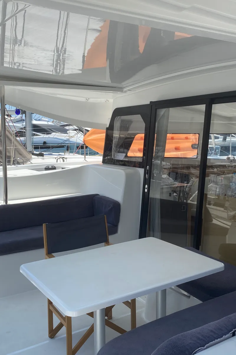 Carmelina, a Excess 11 catamaran at Marmaris, Turkey