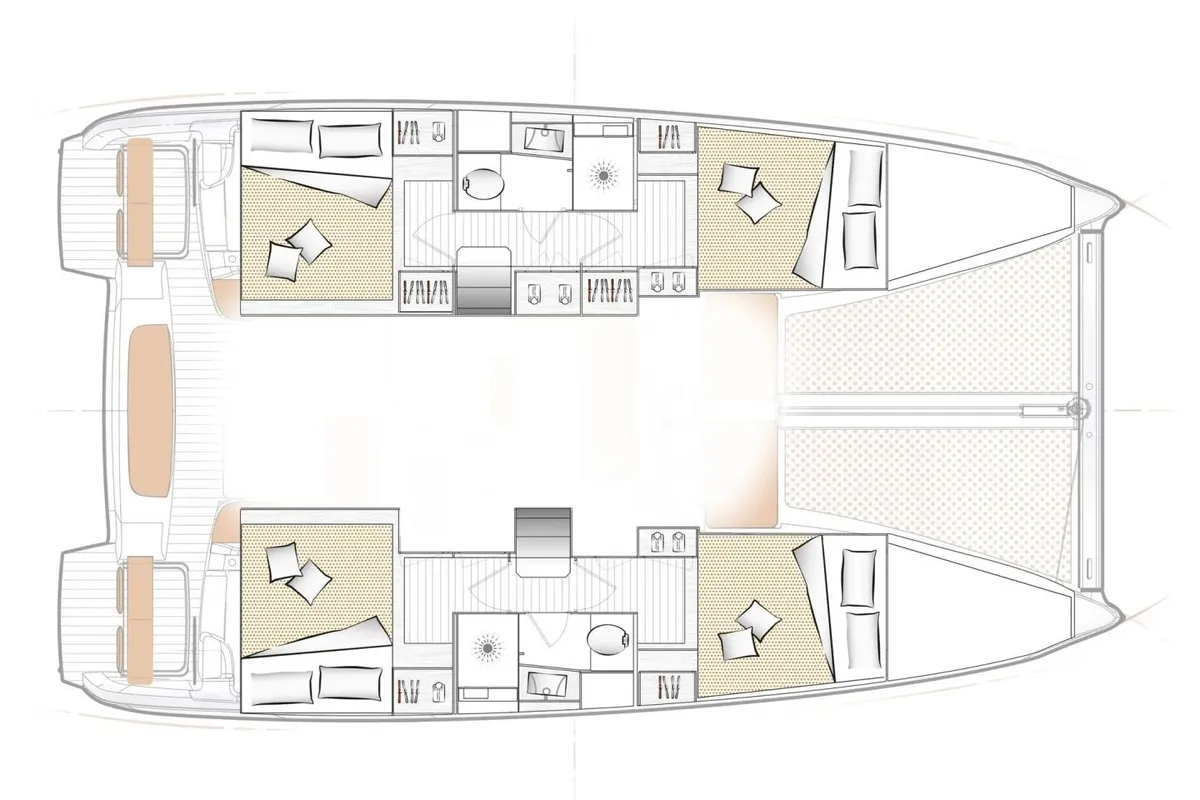 Carmelina, a Excess 11 catamaran at Marmaris, Turkey