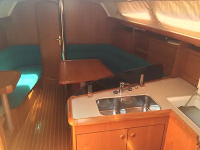 L'Avvelenata, a Jeanneau Sun Odyssey 37 sailboat at Salerno, Italy
