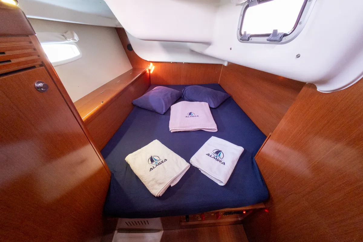 Violet, a Beneteau Oceanis 40 sailboat at Fethiye, Turkey