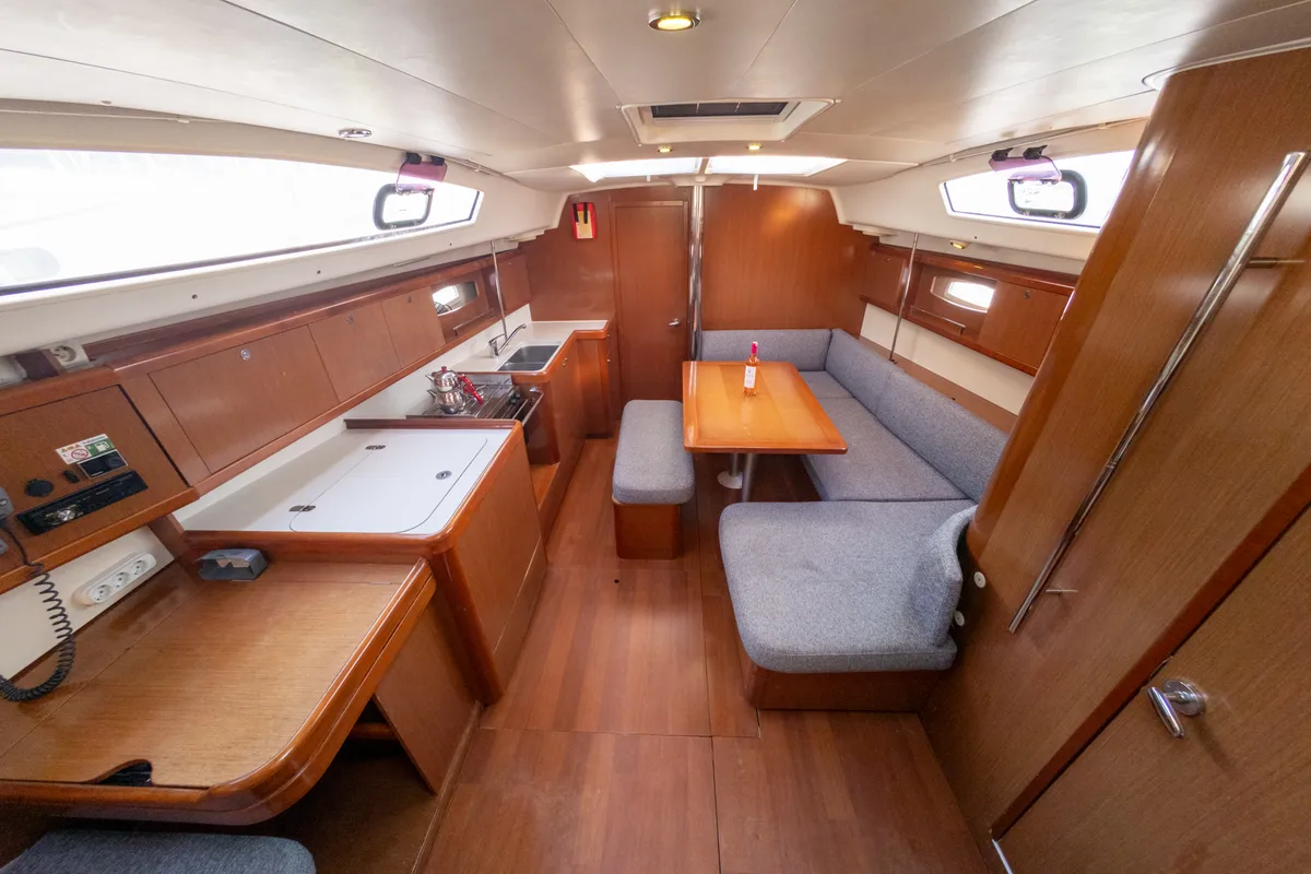 Violet, a Beneteau Oceanis 40 sailboat at Fethiye, Turkey