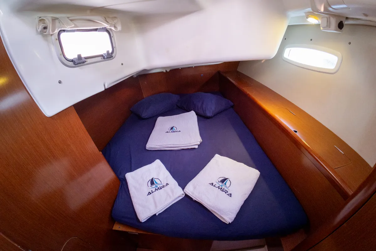 Violet, a Beneteau Oceanis 40 sailboat at Fethiye, Turkey