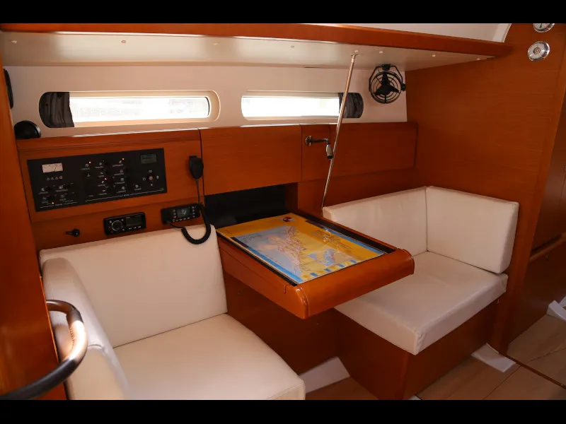 Salon of Sicc, a Jeanneau Sun Odyssey 419 sailboat at Kaštela, Croatia