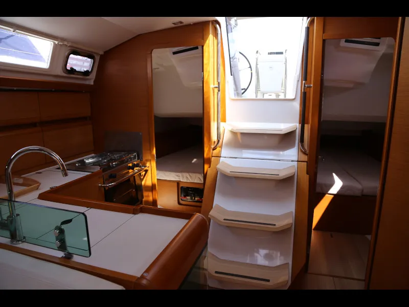 Galley of Sicc, a Jeanneau Sun Odyssey 419 sailboat at Kaštela, Croatia