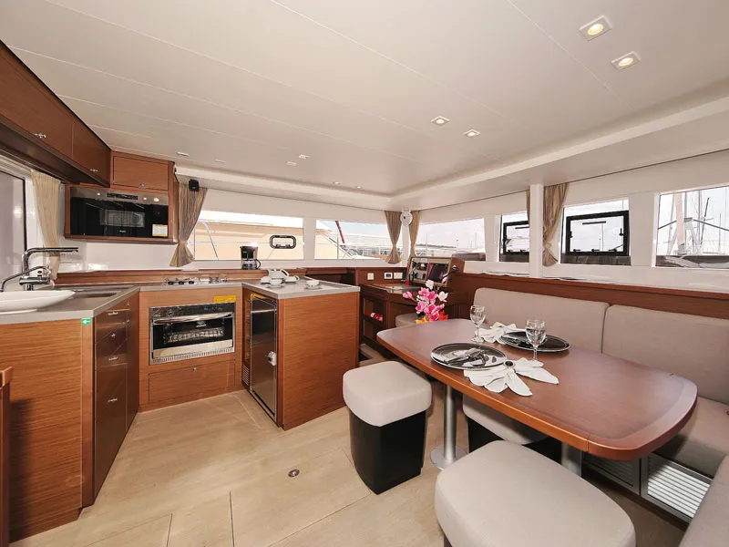 Galley of PARADISE, a Lagoon 450 catamaran at Općina Sukošan, Croatia