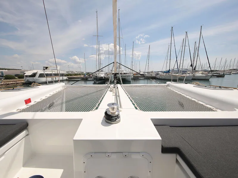 Deck of PARADISE, a Lagoon 450 catamaran at Općina Sukošan, Croatia