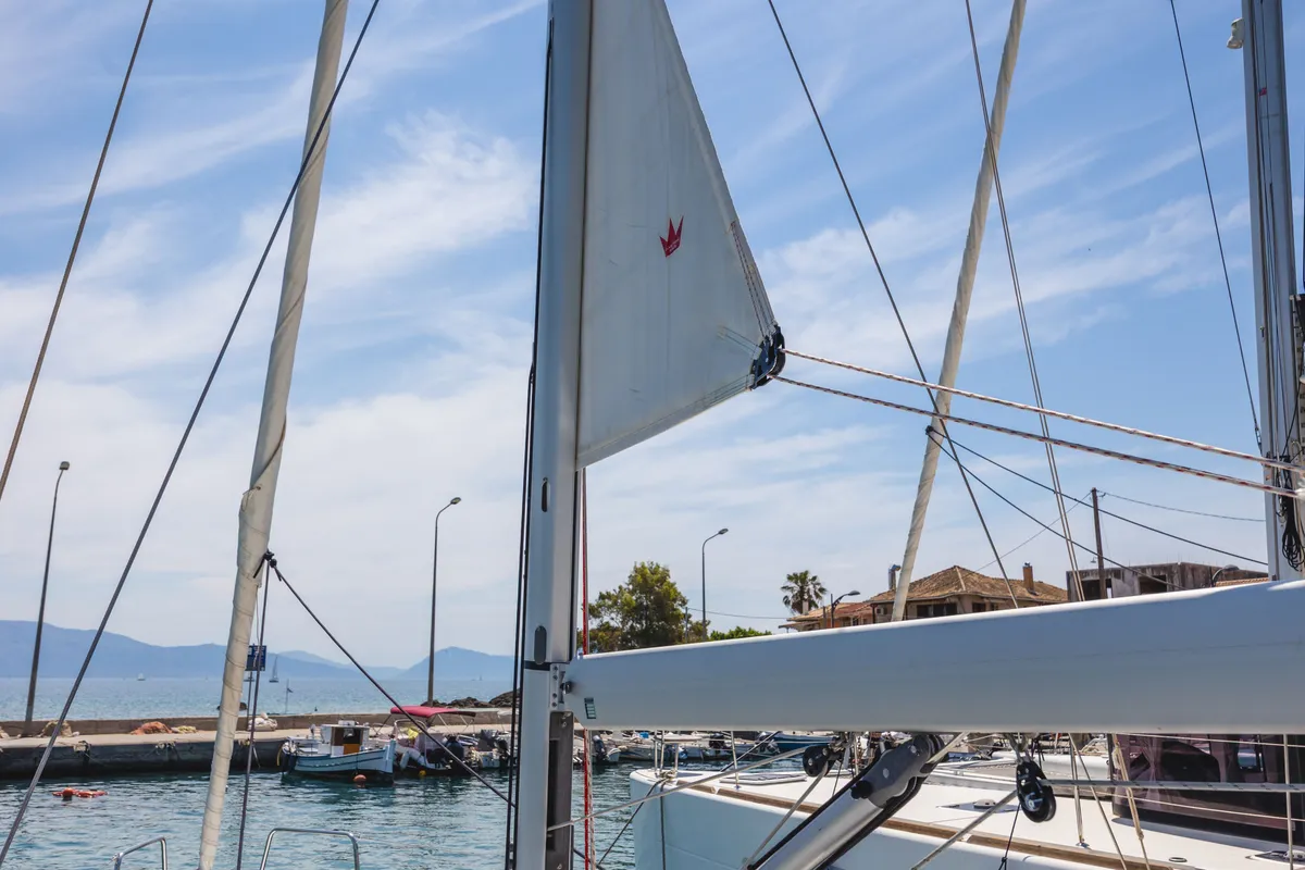 Mercator, a Beneteau Oceanis 37.1 sailboat at Municipal Unit of Lefkada, Greece