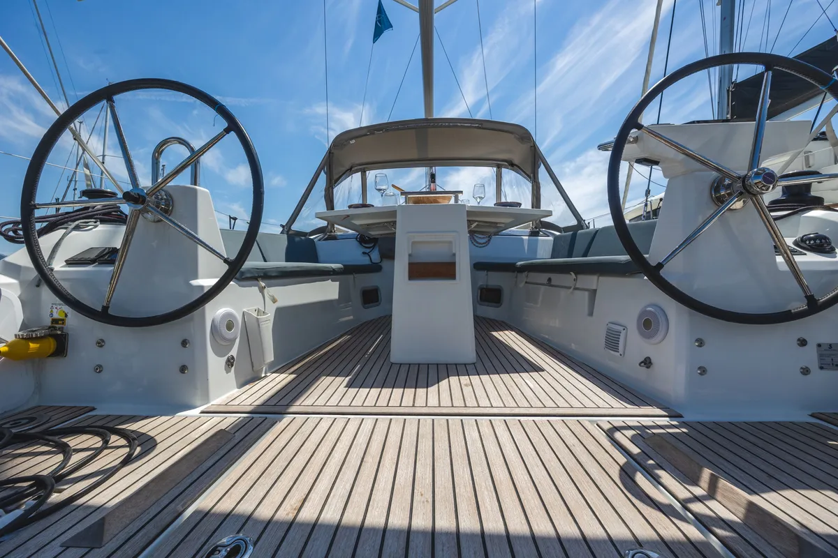 Mercator, a Beneteau Oceanis 37.1 sailboat at Municipal Unit of Lefkada, Greece