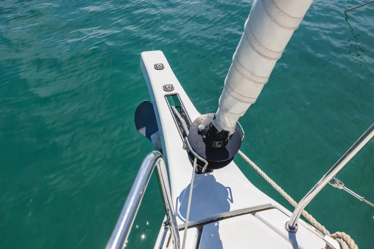 Mercator, a Beneteau Oceanis 37.1 sailboat at Municipal Unit of Lefkada, Greece