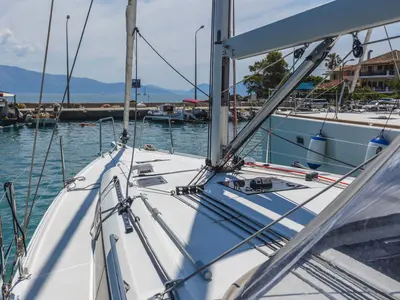 Mercator, a Beneteau Oceanis 37.1 sailboat at Municipal Unit of Lefkada, Greece