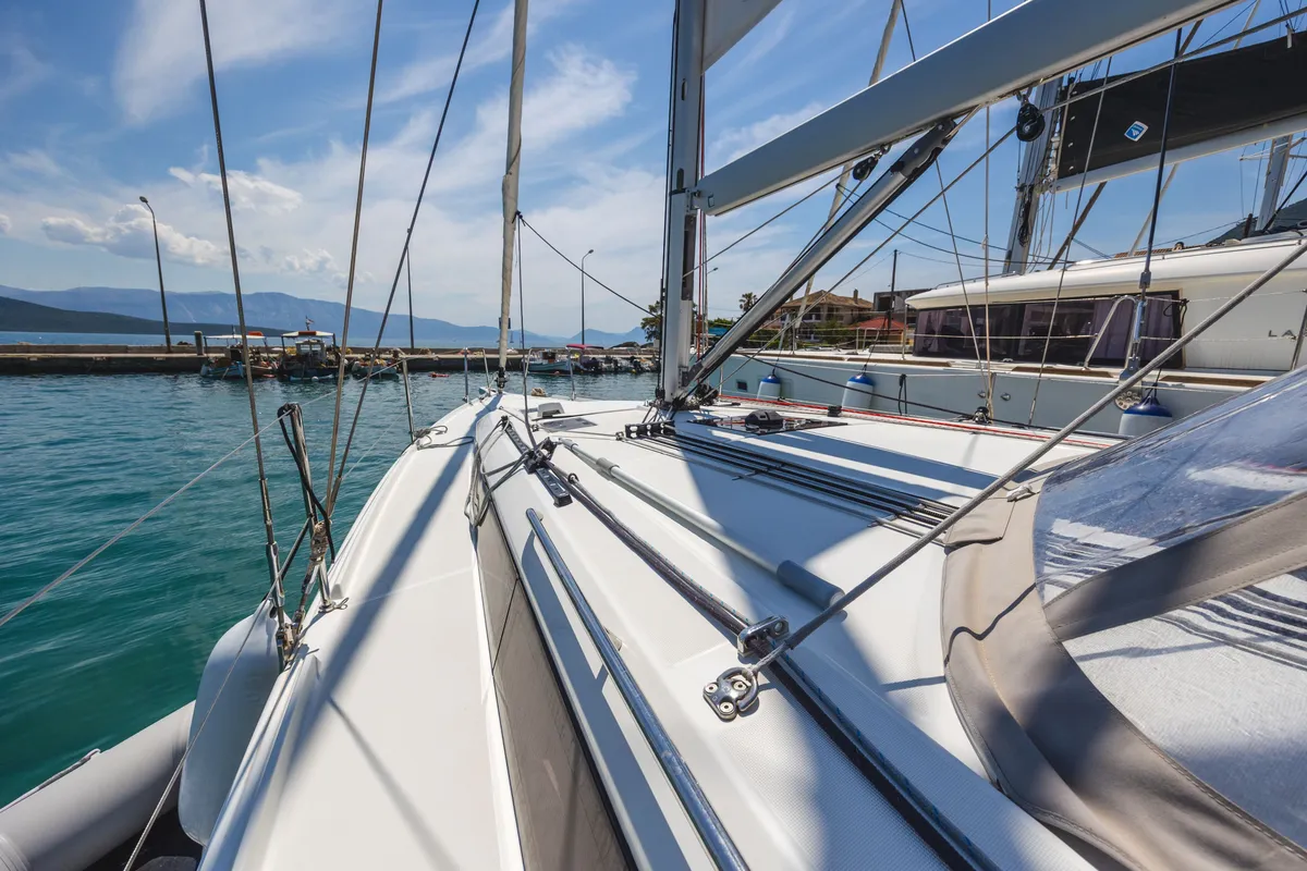 Mercator, a Beneteau Oceanis 37.1 sailboat at Municipal Unit of Lefkada, Greece