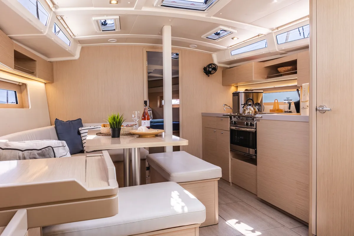Mercator, a Beneteau Oceanis 37.1 sailboat at Municipal Unit of Lefkada, Greece