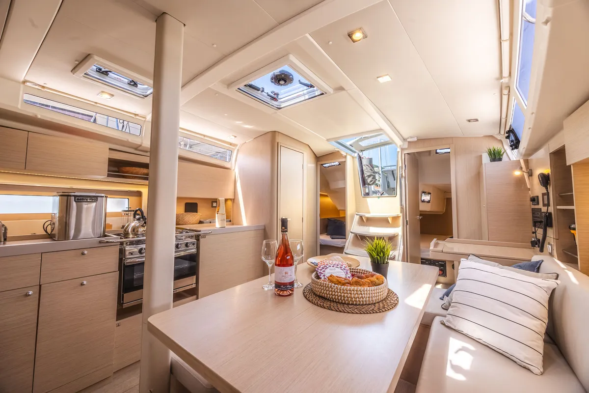 Mercator, a Beneteau Oceanis 37.1 sailboat at Municipal Unit of Lefkada, Greece