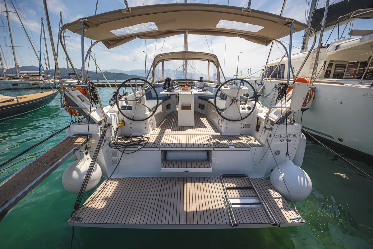 Mercator, a Beneteau Oceanis 37.1 sailboat at Municipal Unit of Lefkada, Greece