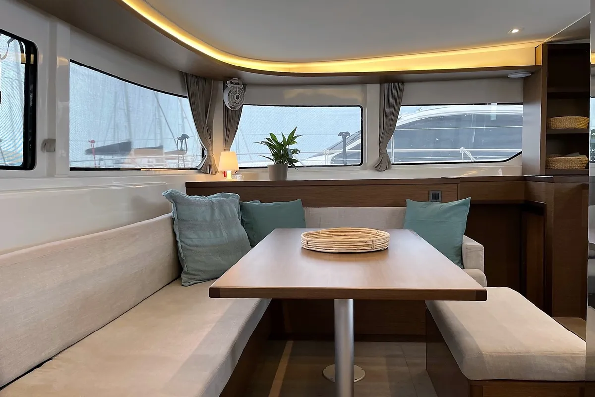 WHITE PEARL, a Lagoon 46 catamaran at Athens, Greece