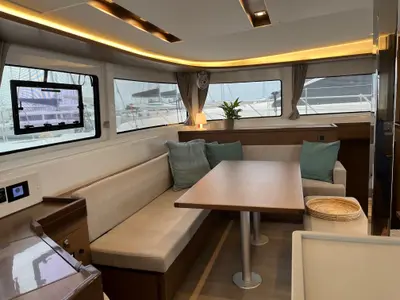 WHITE PEARL, a Lagoon 46 catamaran at Athens, Greece
