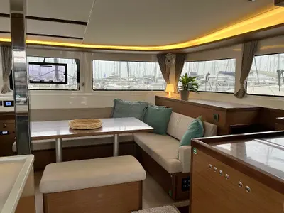 WHITE PEARL, a Lagoon 46 catamaran at Athens, Greece