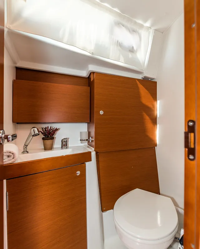 Head on Nirvana, a Beneteau Oceanis 38.1 sailboat at Grad Biograd na Moru, Croatia