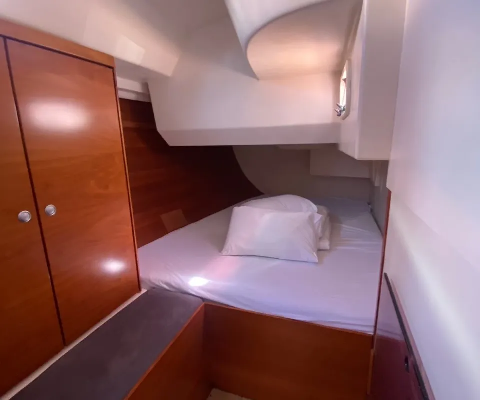 Cabin on Astraios, a Hanse 430 E sailboat at Grad Pula, Croatia