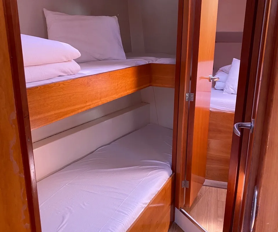 Cabin on Astraios, a Hanse 430 E sailboat at Grad Pula, Croatia