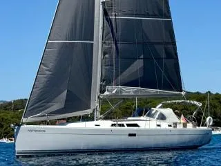 Exterior view of Astraios, a Hanse 430 E sailboat at Grad Pula, Croatia