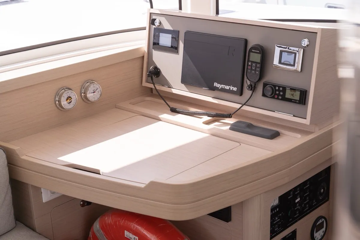 Arca 42, a Lagoon 42 catamaran at Olbia, Italy