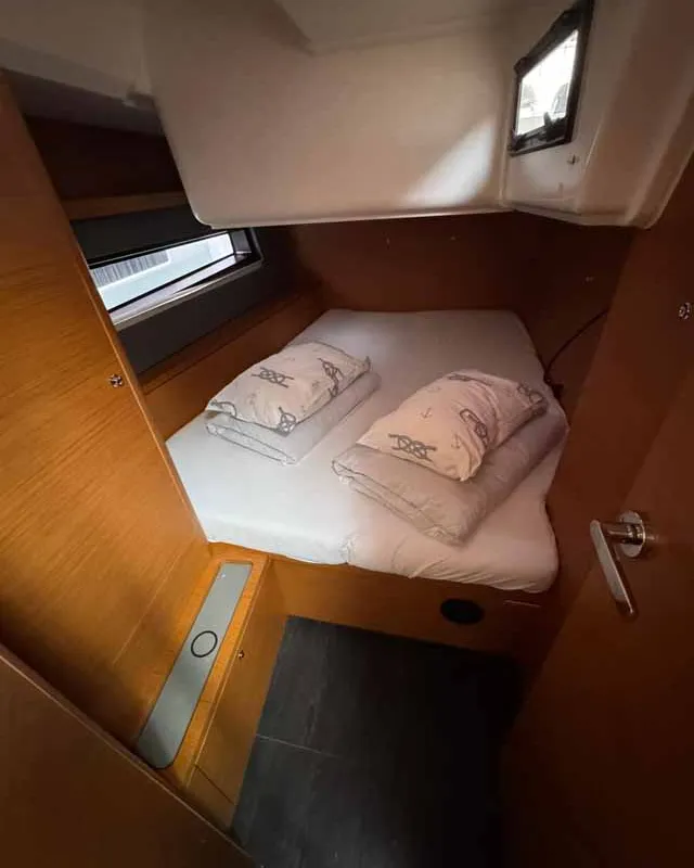 Cabin on Fuego del Viento, a Dufour 41 sailboat at Grad Trogir, Croatia