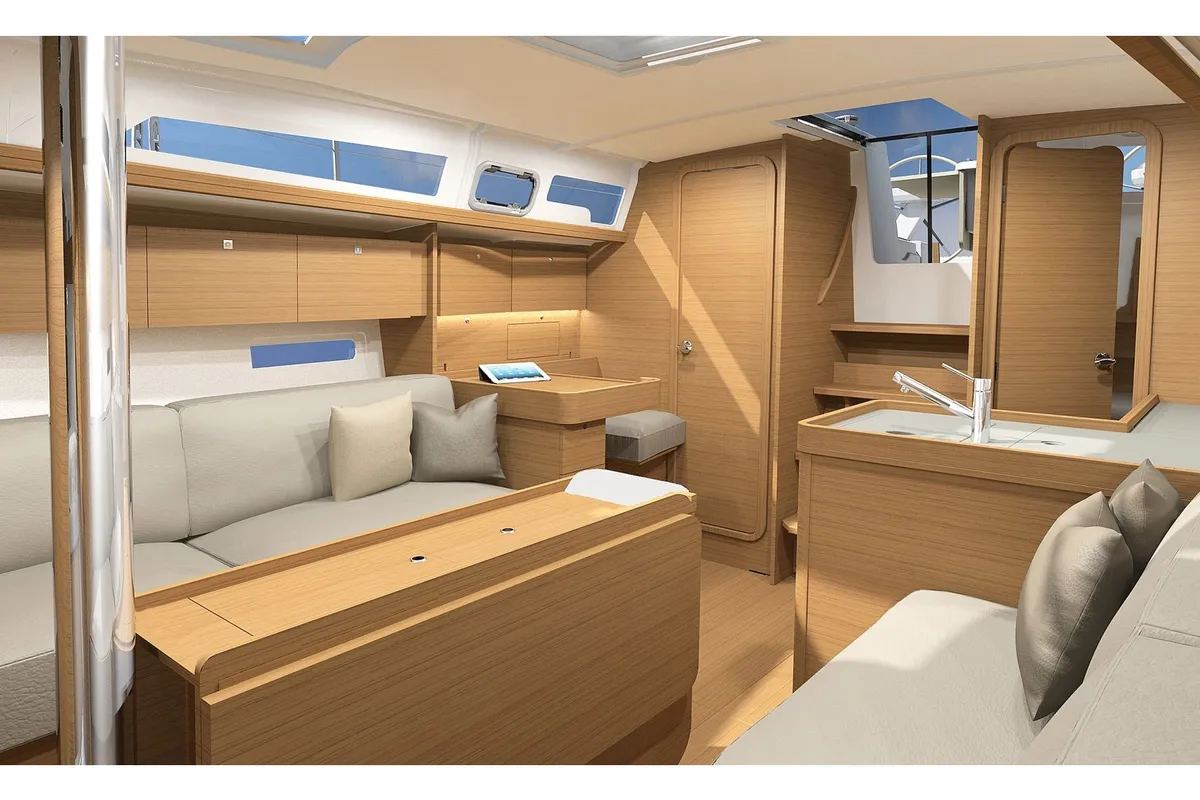 Nautilus, a Dufour 360 Grand Large sailboat at Marmaris, Turkey
