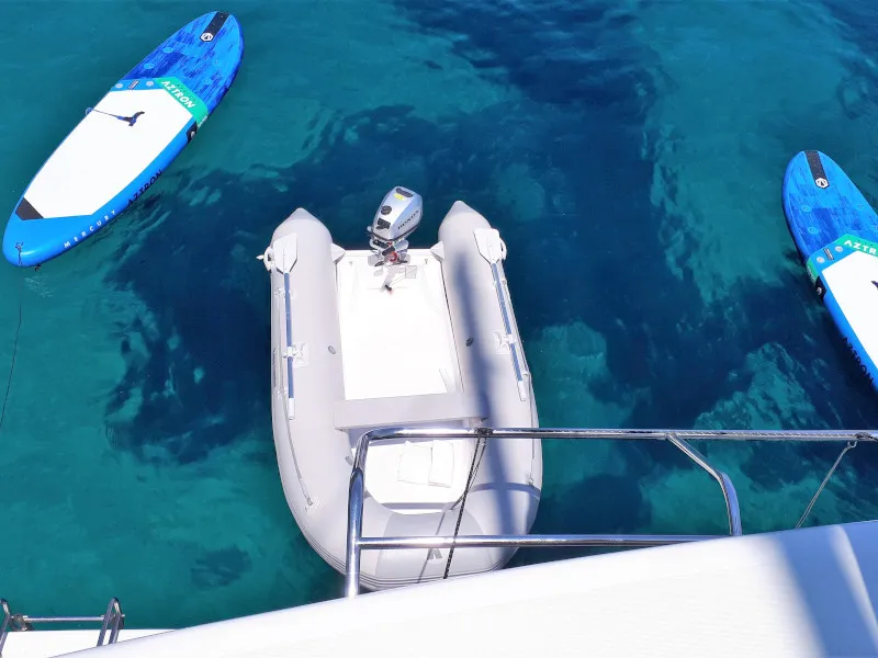 Elysium crewed - VIP equipped, a Lagoon 42 catamaran at Municipal Unit of Lefkada, Greece