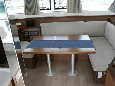 Salon of Wera of Sweden, a Lagoon 40 catamaran at Dubrovnik, Croatia