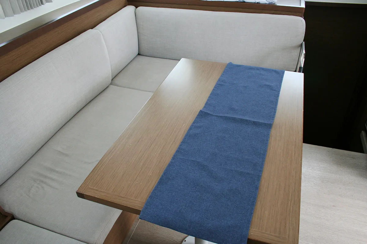 Salon of Wera of Sweden, a Lagoon 40 catamaran at Dubrovnik, Croatia