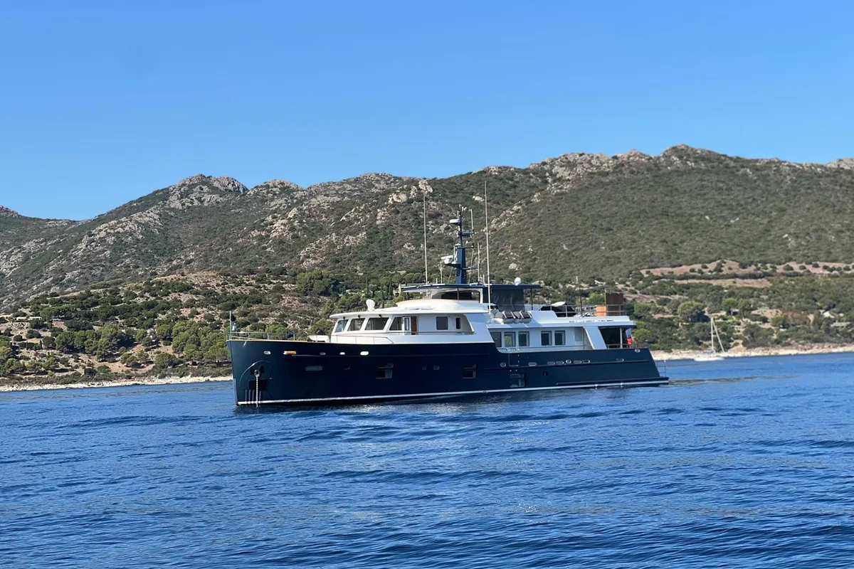 Gulet Motoryacht, a motor yacht at Bonifacio, France