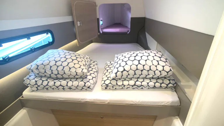 Cabin on Jax, a Bali 4.1 catamaran at Općina Rogoznica, Croatia