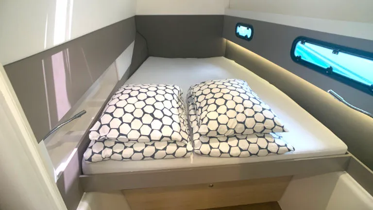 Cabin on Jax, a Bali 4.1 catamaran at Općina Rogoznica, Croatia