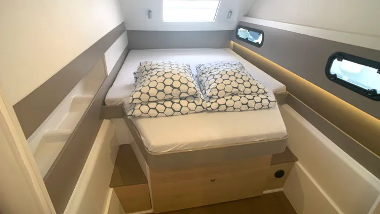Cabin on Jax, a Bali 4.1 catamaran at Općina Rogoznica, Croatia