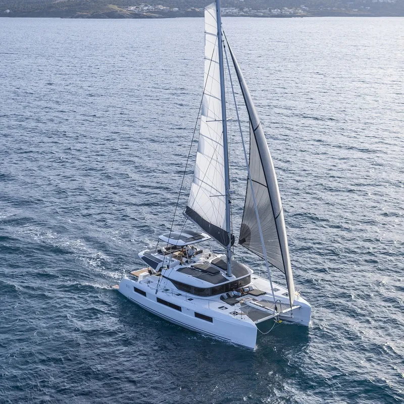 Queen Victoria, a Lagoon 51 catamaran at Grad Trogir, Croatia
