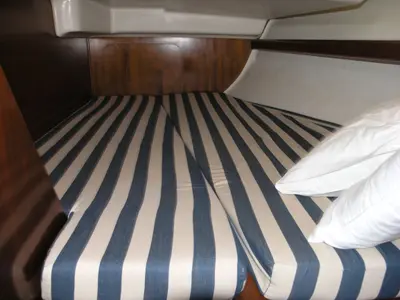 Cabin on Ouranos, a Beneteau Oceanis 381 sailboat at Municipal Unit of Lefkada, Greece