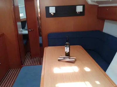 Salon of Summer elli, a Bavaria Cruiser 41 sailboat at Palma de Mallorca, Spain