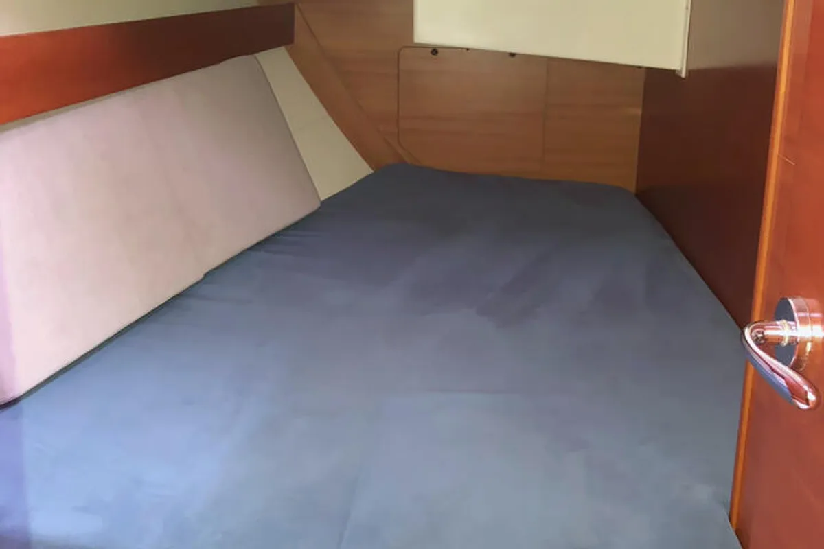 Cabin on Passion, a Dufour 40E sailboat at Flensburg, Germany