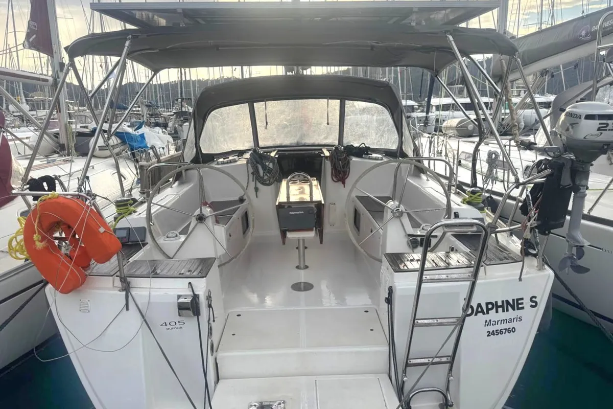 Daphne-S, a Dufour 405 GL sailboat at Fethiye, Turkey