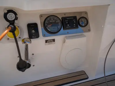 Nauti Girl, a Bavaria Cruiser 46 sailboat at Grad Kaštela, Croatia