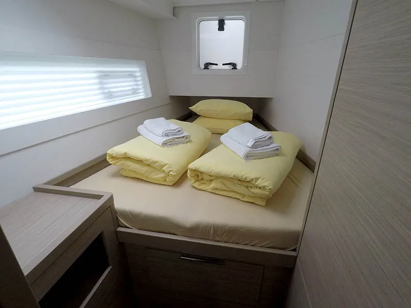 Cabin on Tom Cat, a Lagoon 40 catamaran at Grad Šibenik, Croatia