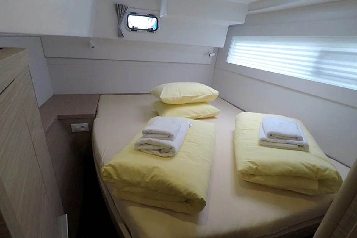 Cabin on Tom Cat, a Lagoon 40 catamaran at Grad Šibenik, Croatia