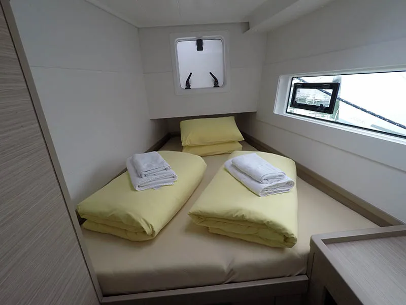 Cabin on Tom Cat, a Lagoon 40 catamaran at Grad Šibenik, Croatia