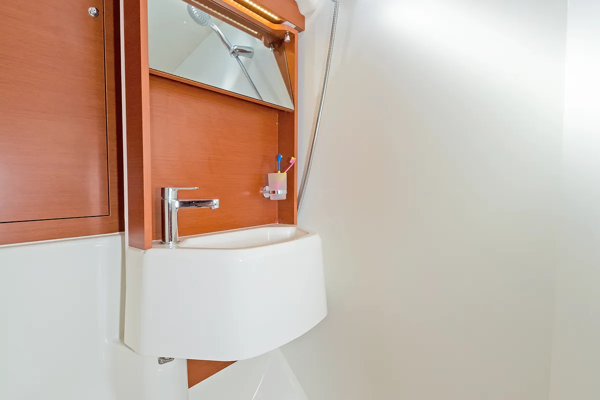 Head on Calypso, a Beneteau Oceanis 51.1 sailboat at Municipal Unit of Lefkada, Greece