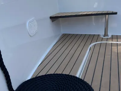 Deck of My Precious ''E'', a Fountaine Pajot Aura 51 catamaran at Municipal Unit of Ellomenos, Greece