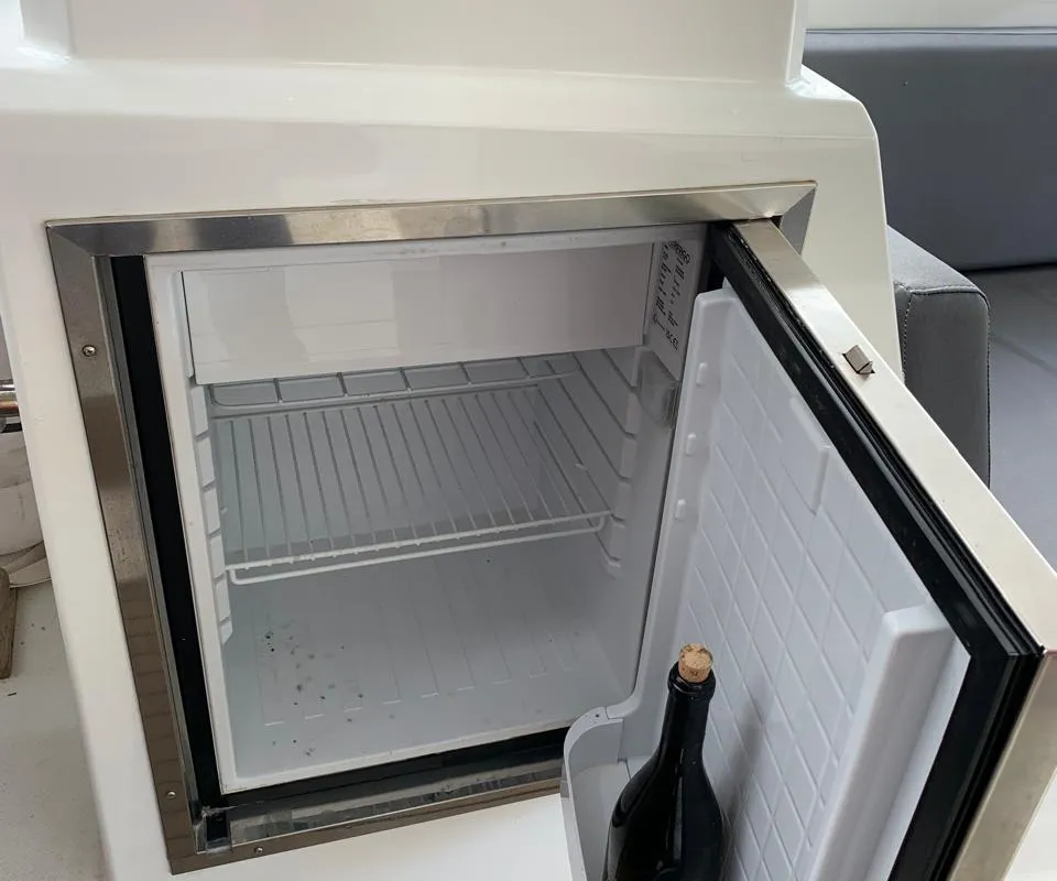 Galley of My Precious ''E'', a Fountaine Pajot Aura 51 catamaran at Municipal Unit of Ellomenos, Greece