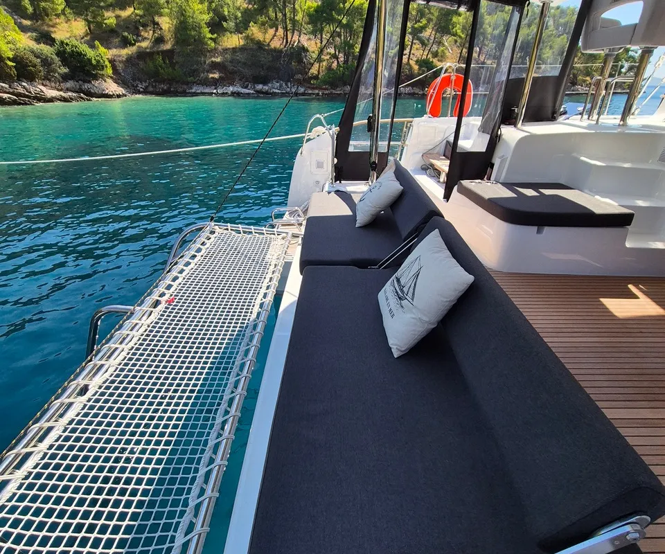 Stela, a Lagoon 43 catamaran at Seget Donji, Croatia
