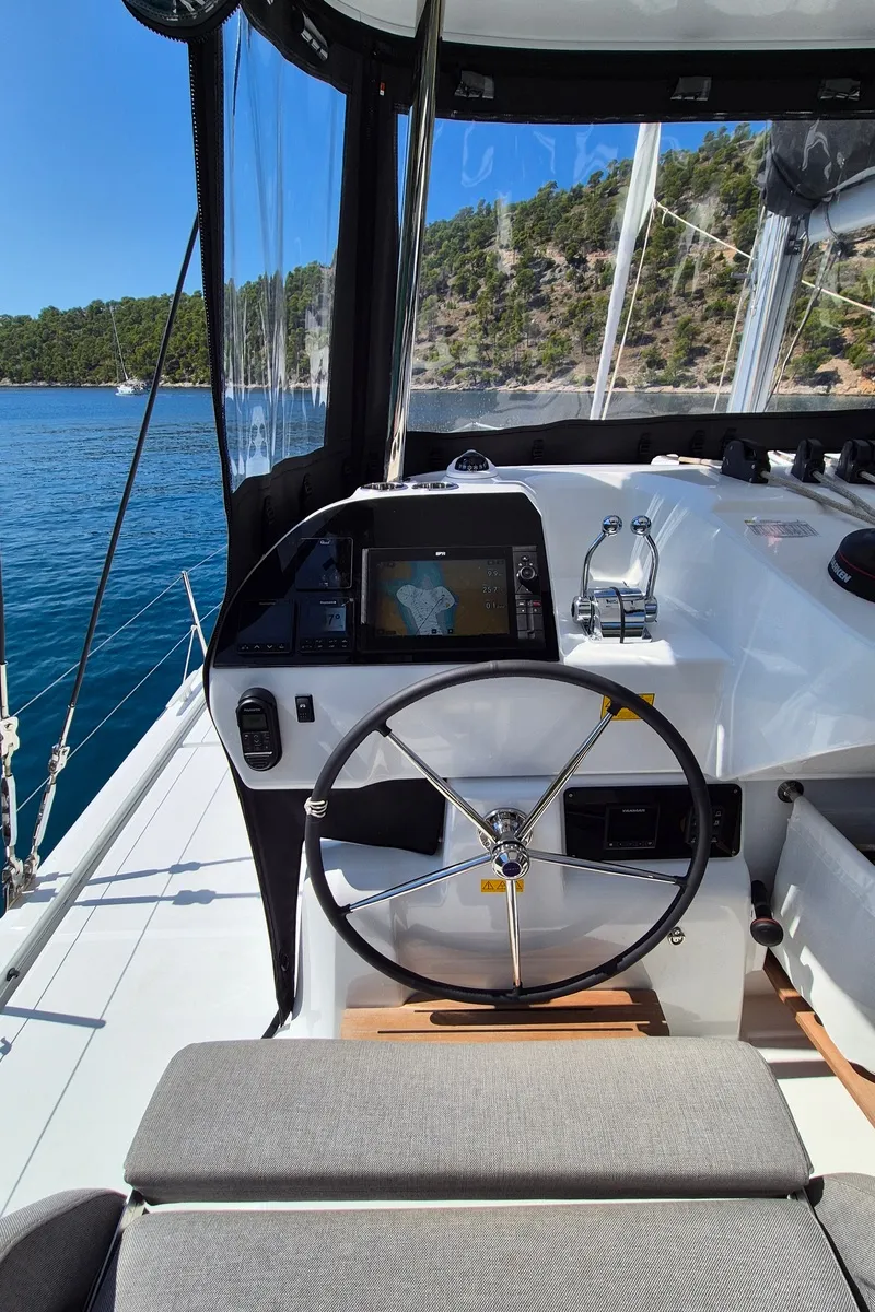 Stela, a Lagoon 43 catamaran at Seget Donji, Croatia