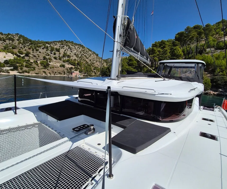 Stela, a Lagoon 43 catamaran at Seget Donji, Croatia